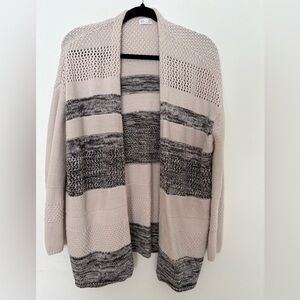 Gentle Fawn Cream and Gray Cardigan